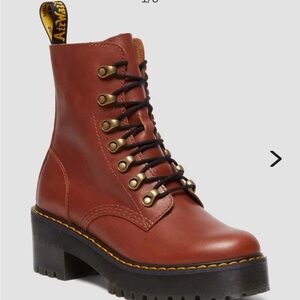 Dr. Martens Women's Tan Lace Up Boots